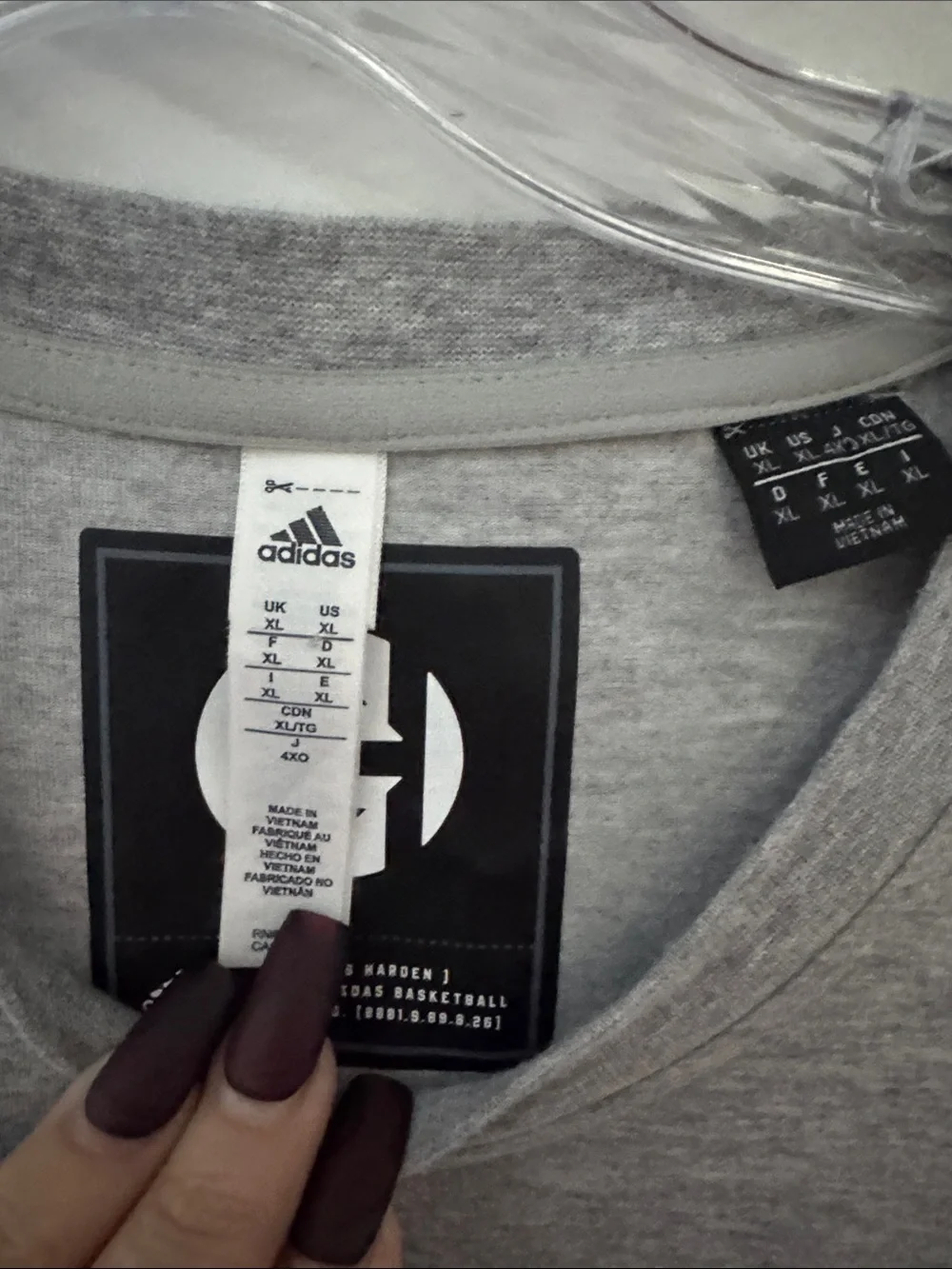 adidas x James Harden Gray Short-Sleeve Tee